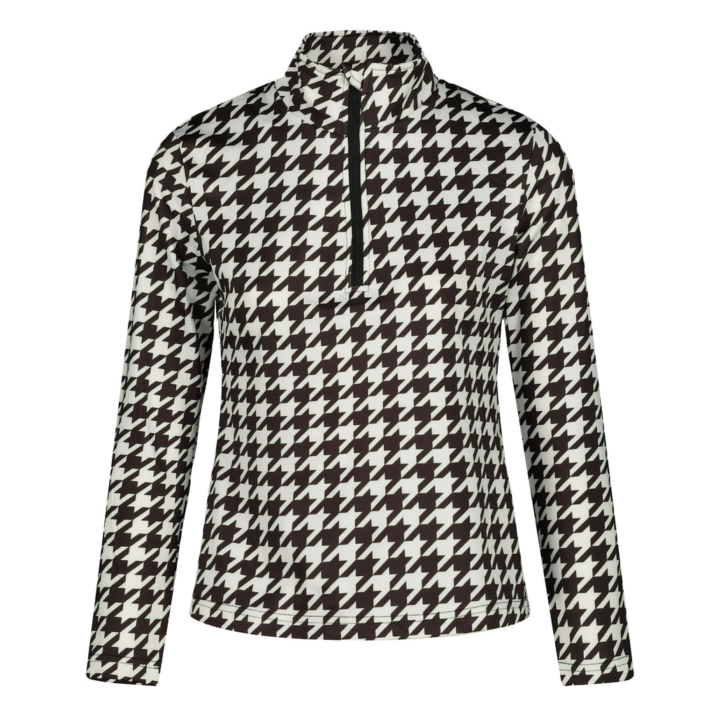 Dames skipully met Houndstooth print