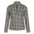 Dames skipully met Houndstooth print
